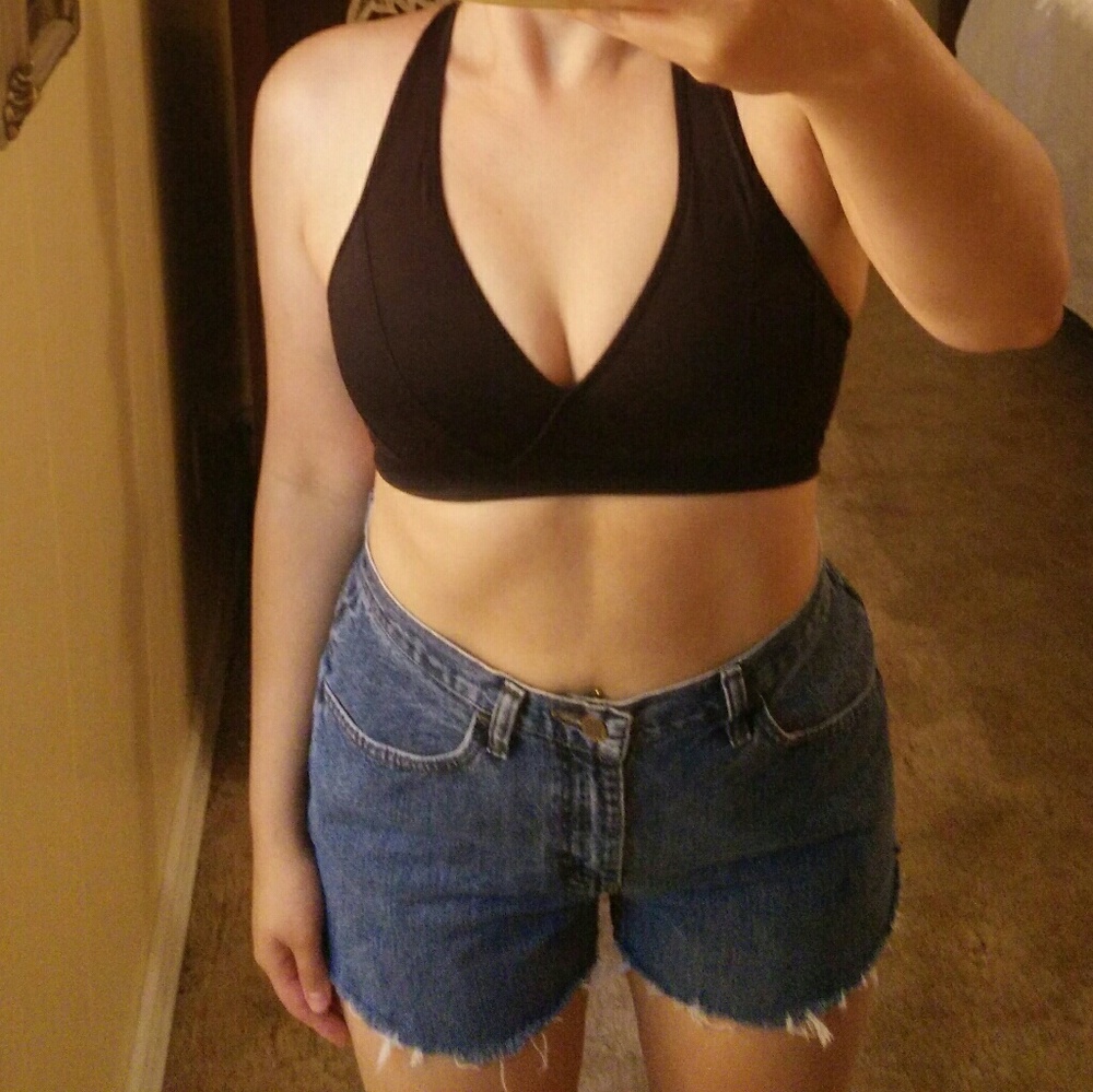 Vintage High waisted mom jean cut off shorts